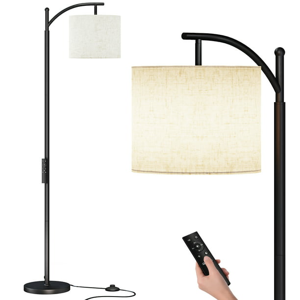 Modern Arc Floor Lamp with Remote Control