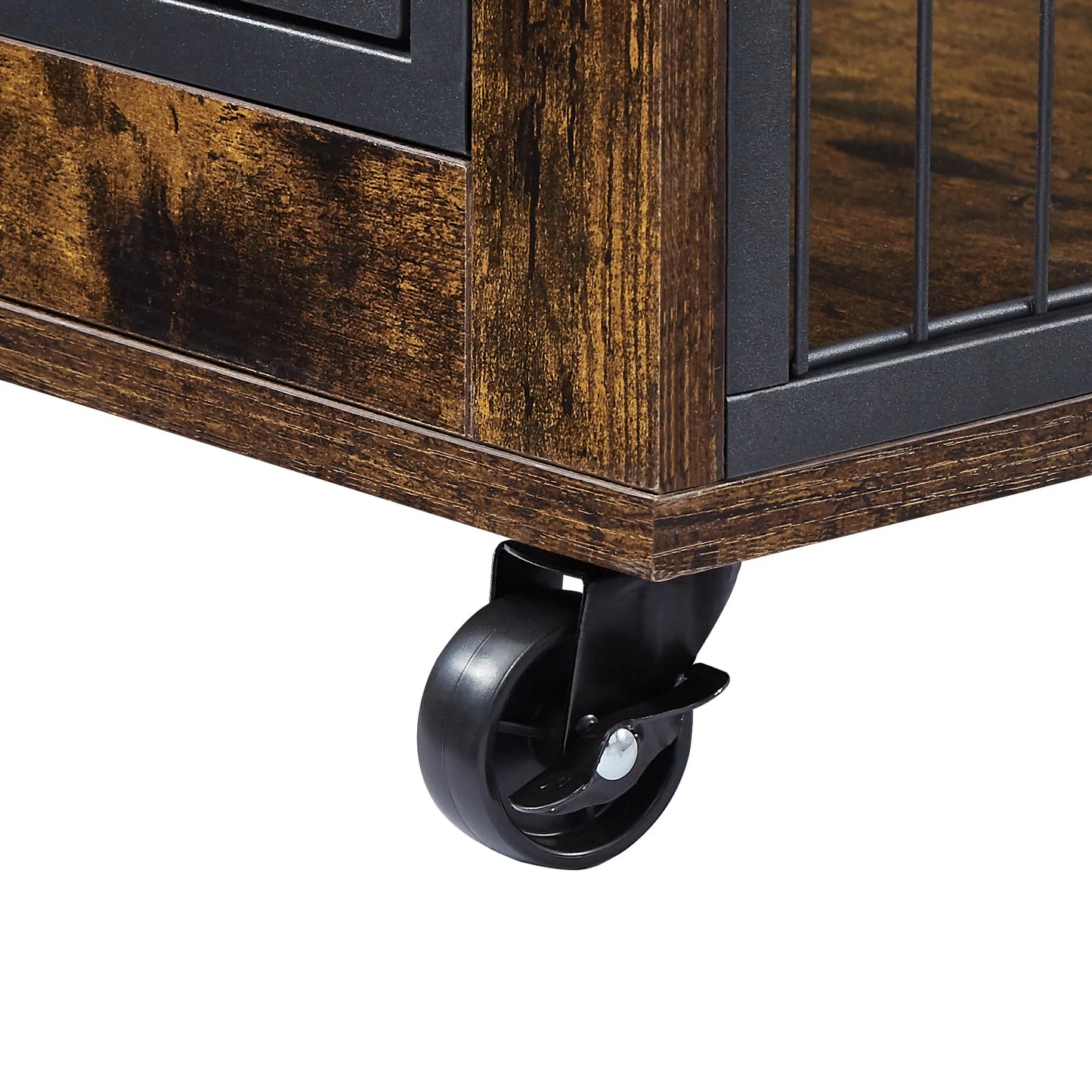 Furniture Crates for Small Dogs in Rustic Brown