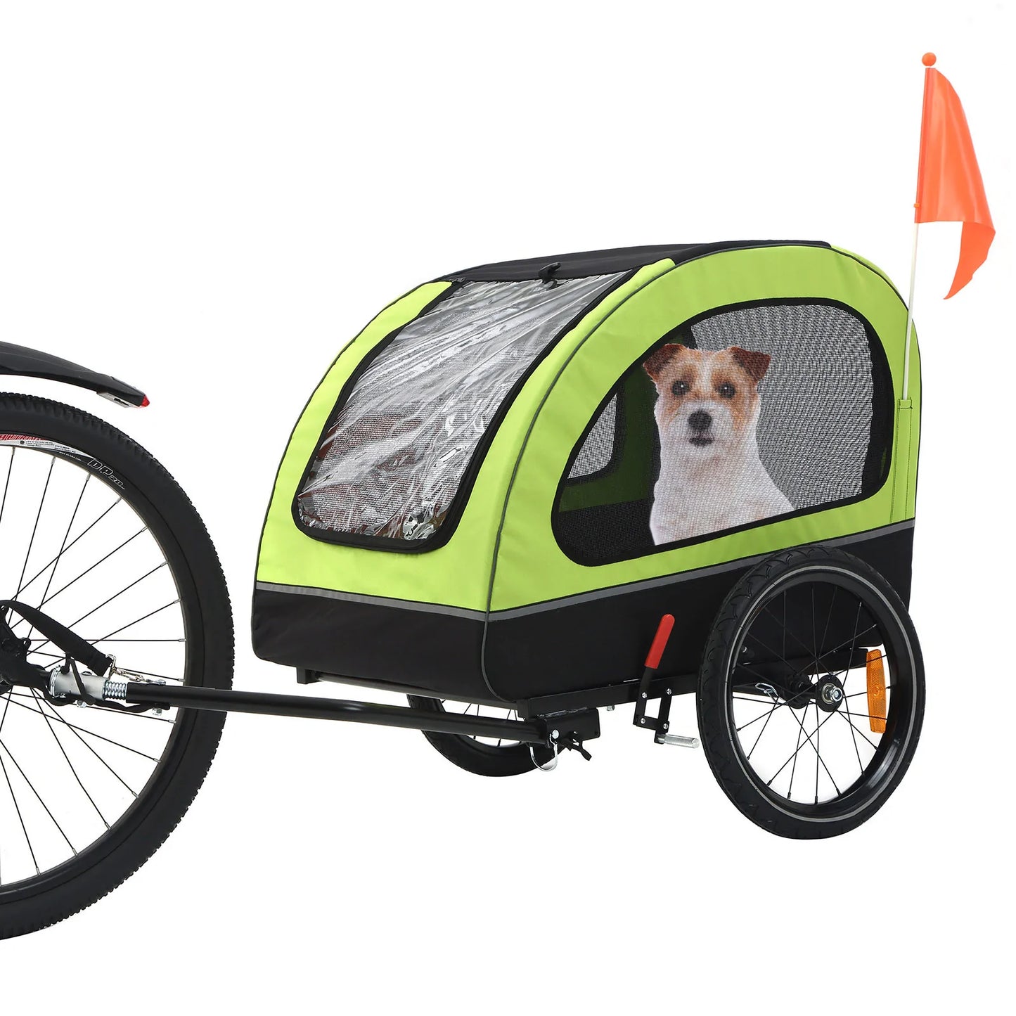 Bicycle Trailer for Small and Medium Pets in Green