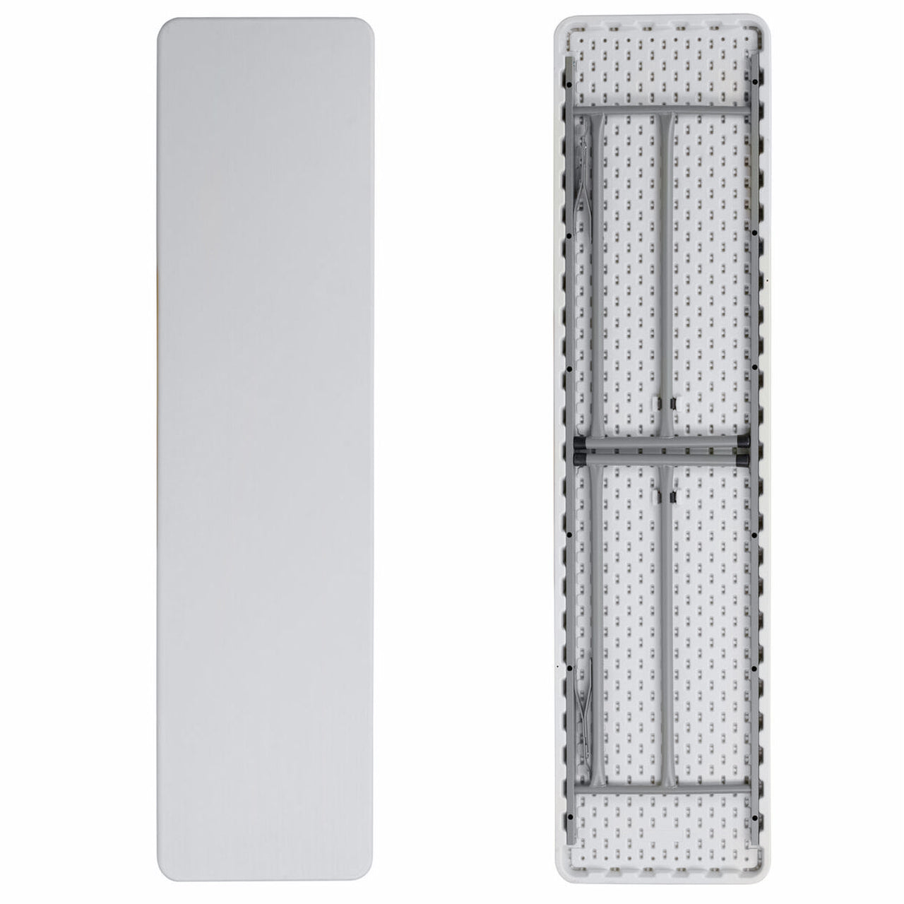 Plastic Folding Table in White 6 ft