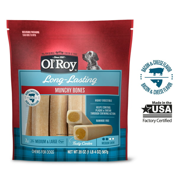 Bacon and Cheese Munchy Treats for Pets