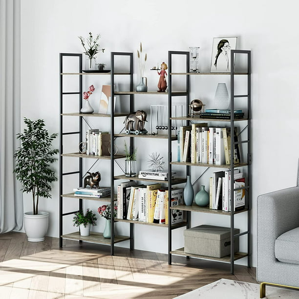 Triple Wide Storage Shelf Display Organizer
