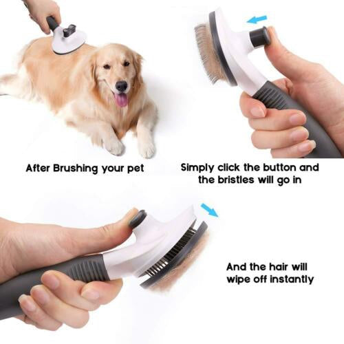 Self Cleaning Slicker Pet Brush