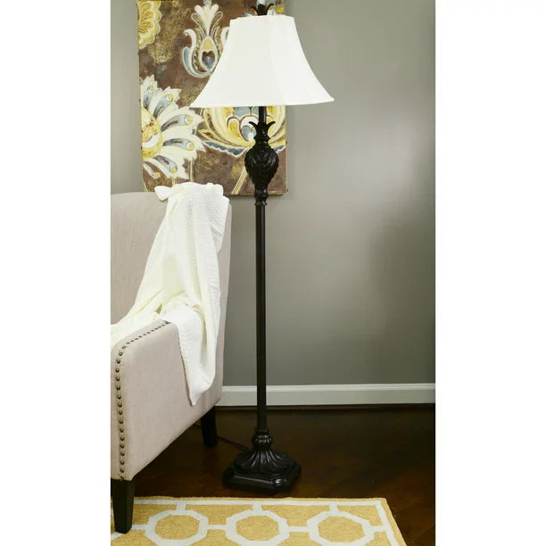 Roland Floor Lamp With 61 Inches Very Dark Brown Borden Finish