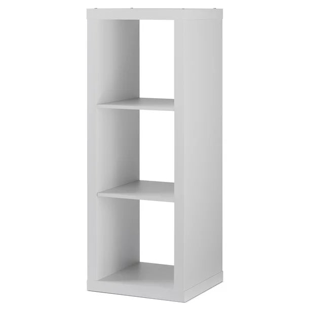 Storage Organizer Textured White 3 Cube