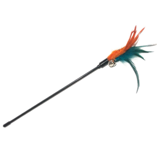 Feather Wand Interactive Pet Toy