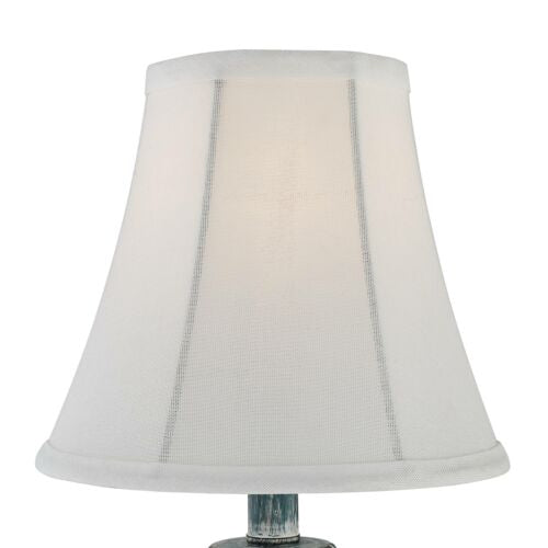 Traditional Accent Table Lamps Antique Blue White Set of 2