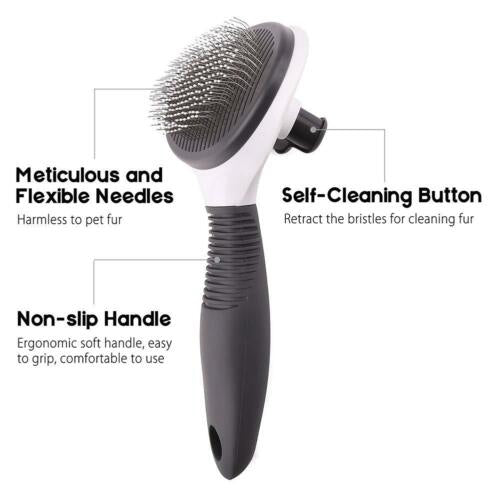 Self Cleaning Slicker Pet Brush