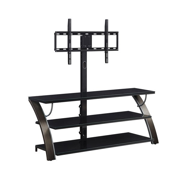 3in1 Flat Panel TV Stand for TVs up to 65inch Charcoal
