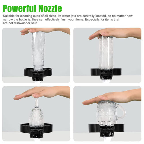 Automatic Glass Rinser Faucet Bottle Washer Cup Cleaner