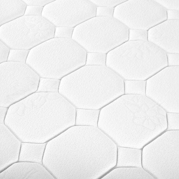Quilted Hybrid of Comfort Foam and Pocket Spring Mattress Twin 8 Inches