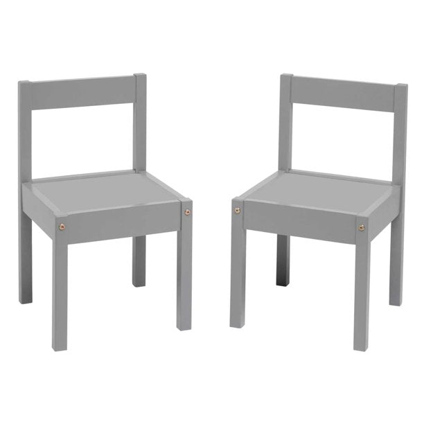 Table Play Set in Gray with 3 Pieces