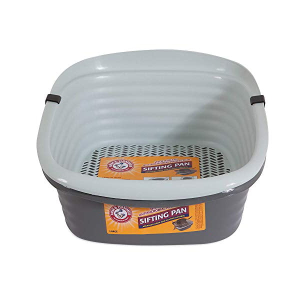 Sifting Cat Litter Box Large Light Gray