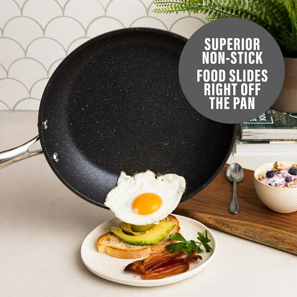 Cookware Bakeware Set with Ultra Nonstick in Black 20 Pieces