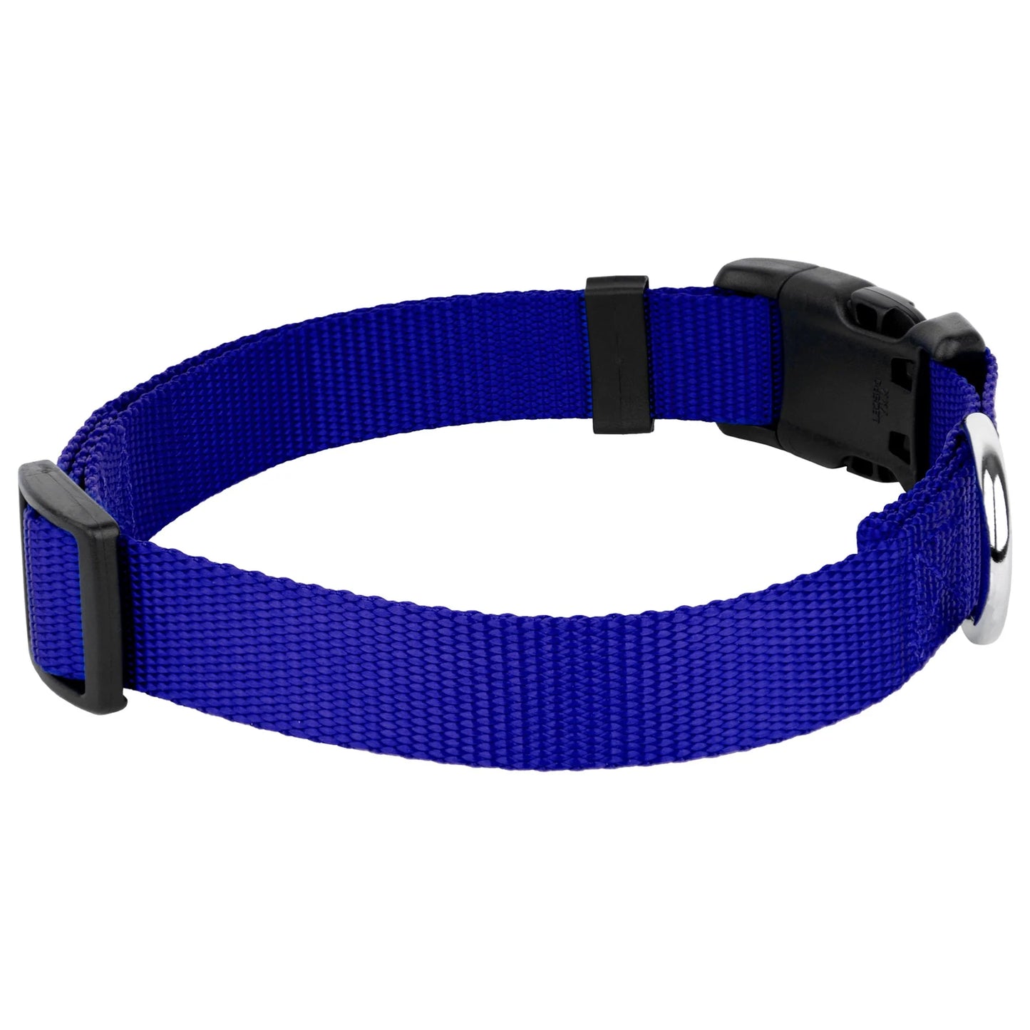 Nylon Dog Collar Bright Royal Large Blue