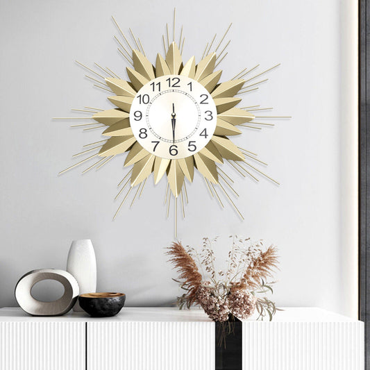 Wall Clock Modern Simplicity Luxury Gold