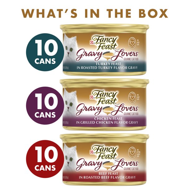 Gravy Wet Cat Food Variety Pack