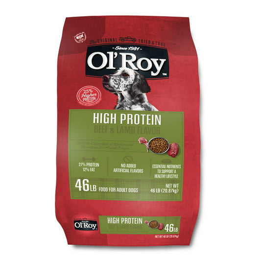 Beef and Lamb Flavor Dry Dog Food