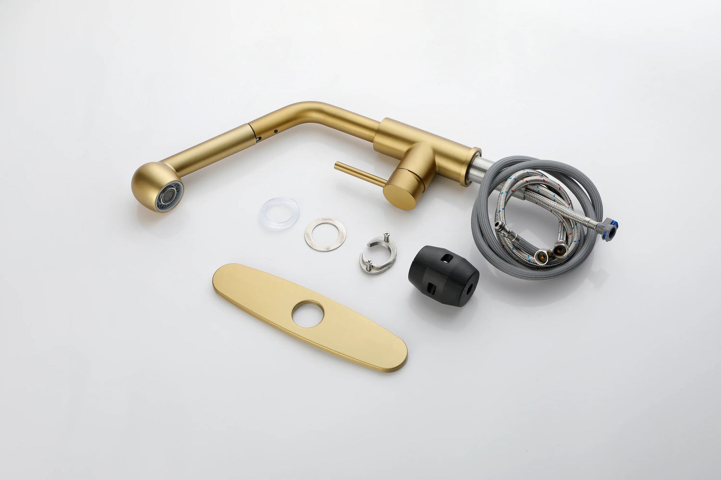 Faucets with Dual Spray Function in Gold