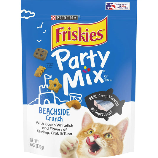 Cat Treats Party Mix Beachside Crunch Pack 6 oz