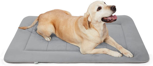 Pet Crate Pad Large in Light Grey 35 x 23 Inches