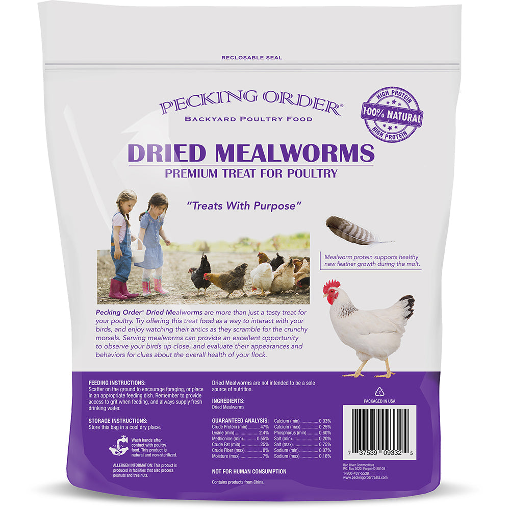 Pecking Order Dried Mealworms