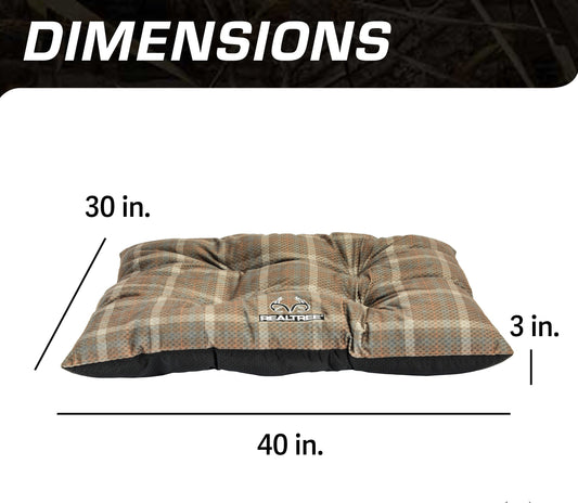 Pet Bed in Large Brown 30x40 Inches