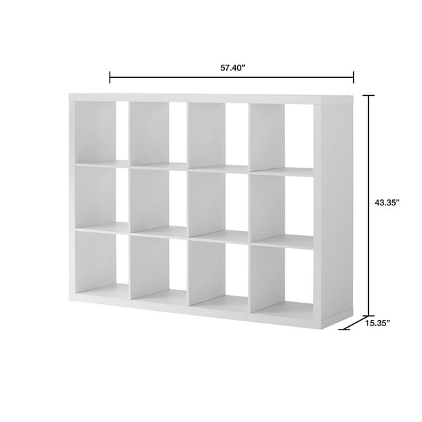 Storage Organizer in White Texture