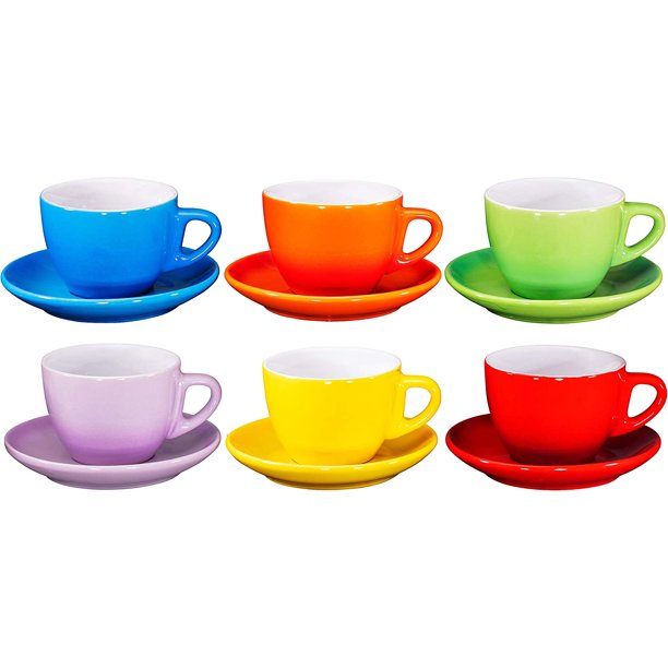 Cappuccino Cups with Saucers