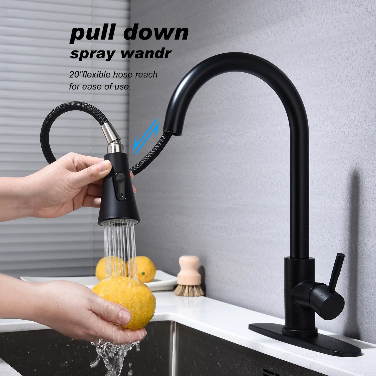 Kitchen Faucet with Pull Out Spray