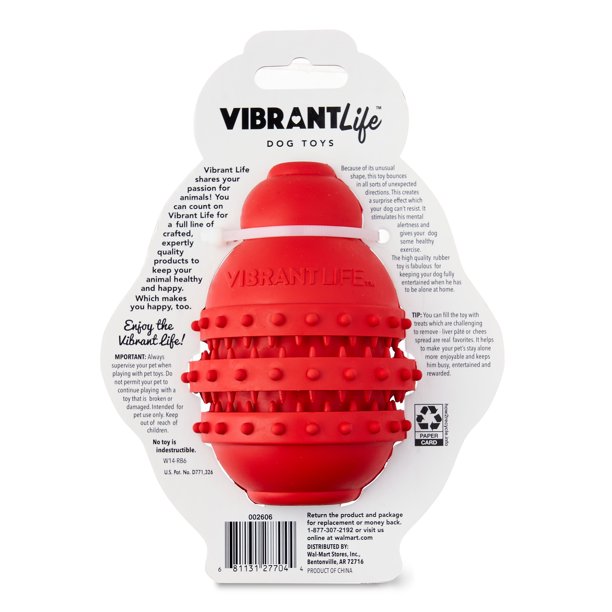 Dog Toy Red Medium 5 Inches