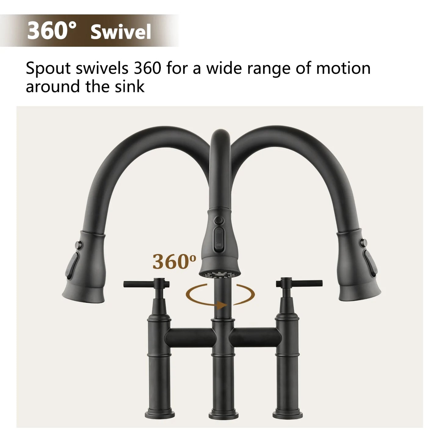 Kitchen Faucet With Pull Down Spray Head