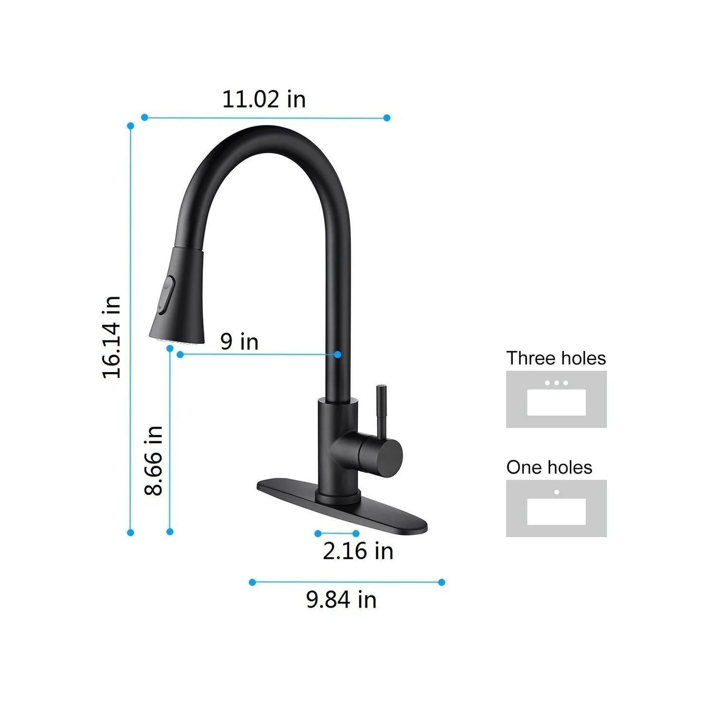 Kitchen Faucet with Pull Out Spray