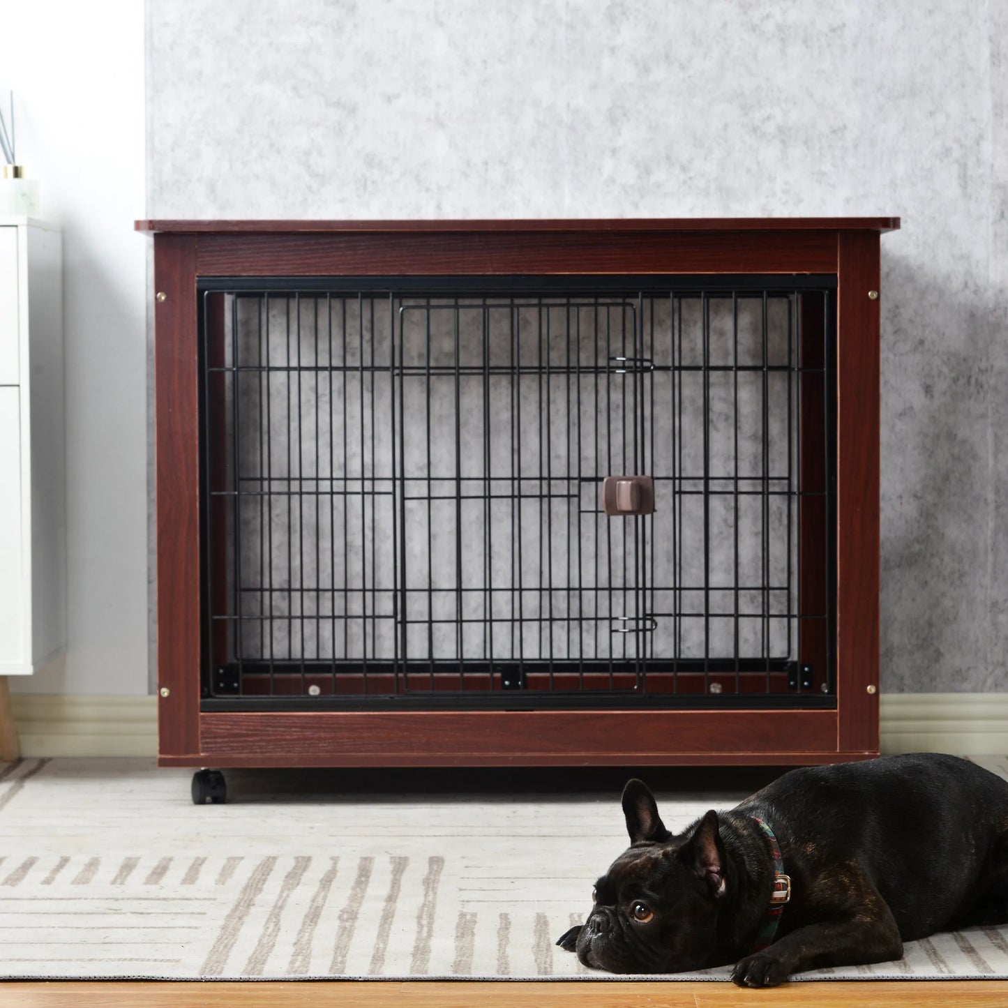 Furniture Style Pet Dog Crate Cage in 39 Inches