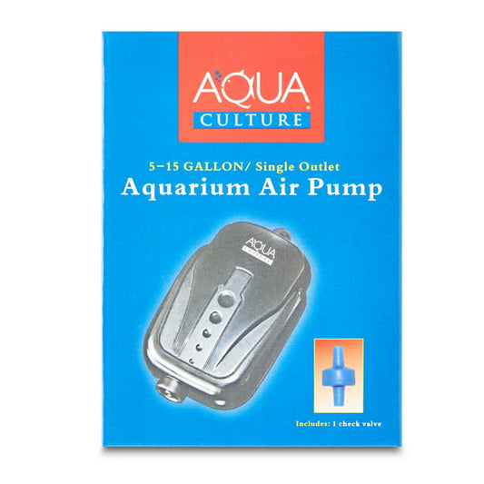 Single Outlet Aquarium Air Pump