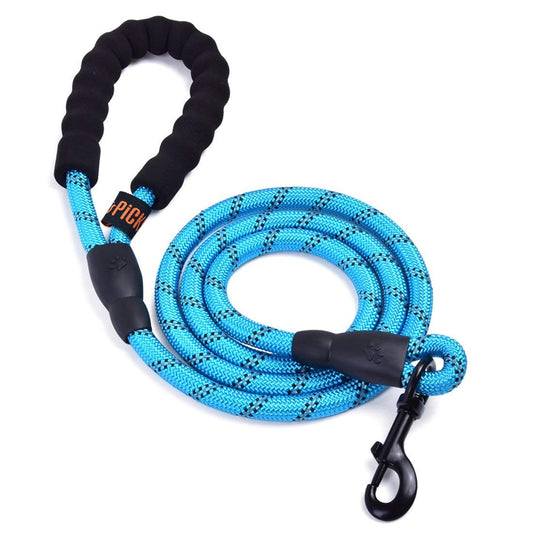 Dog Leash with Padded Handle Blue 5 feet