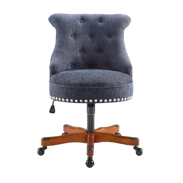 Chair with Adjustable Height in Dark Blue