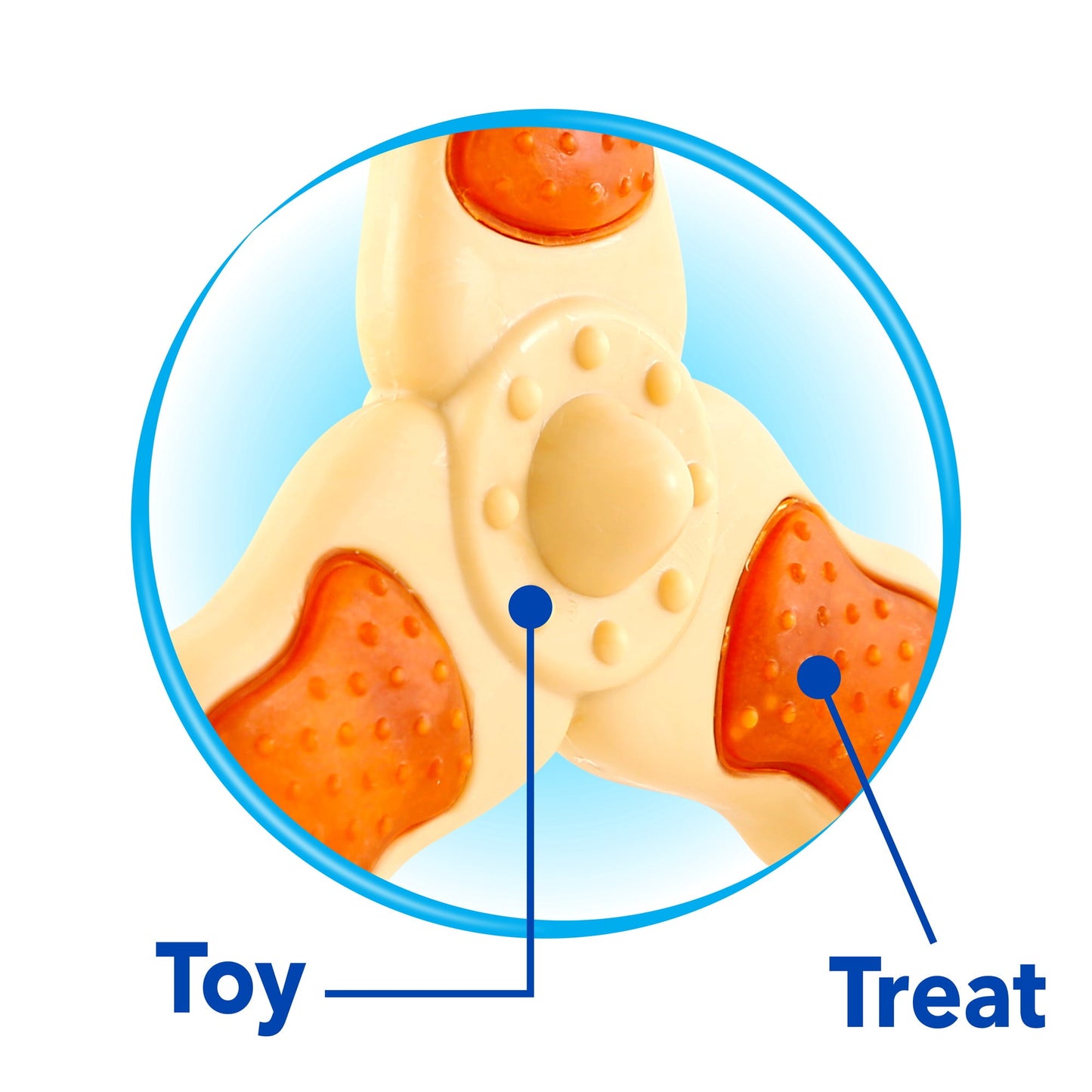 Tri Point Chew Toy for Pet