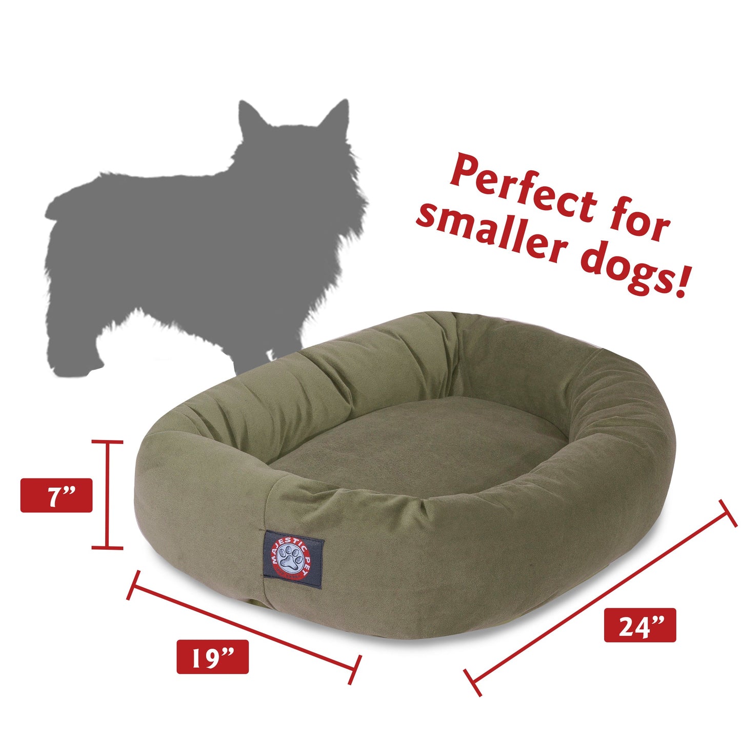 Pet Bed For Dogs Sage Small