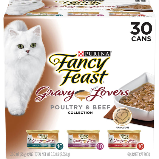 Gravy Wet Cat Food Variety Pack