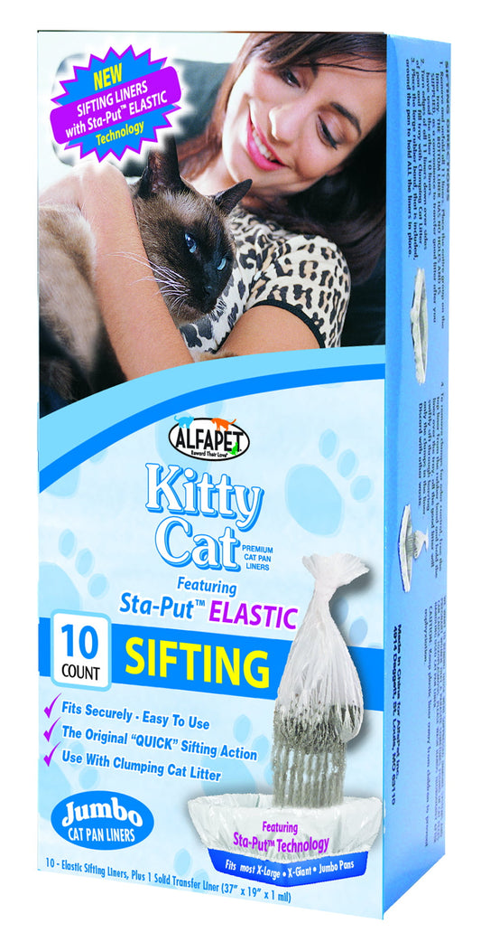 Sifting Elastic Cat Pan Liners