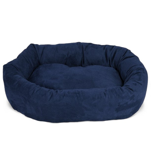 Pet Bed For Dogs Navy Large