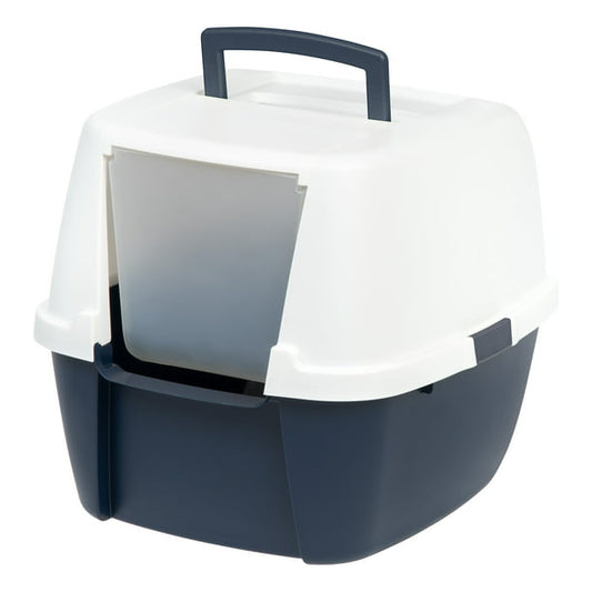 Cat Hooded Litter Box Jumbo Navy