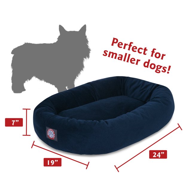 Pet Bed For Dogs Navy Small