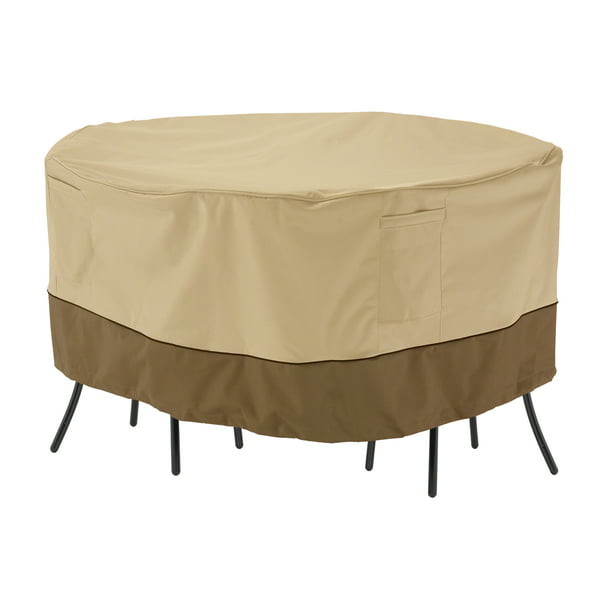 Round Bistro Table and Chair Set Cover 52x23 Inches