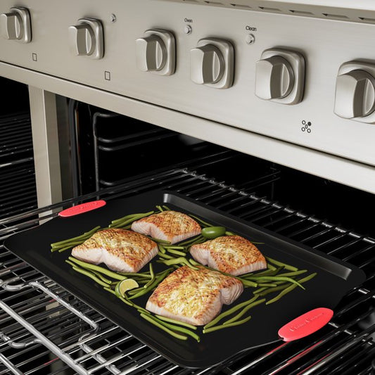 Cookie Sheet Carbon Steel Non Stick 17.75x12 Inches in 3 Count