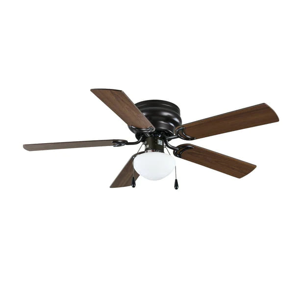 Ceiling Fan with Single Light in Bronze