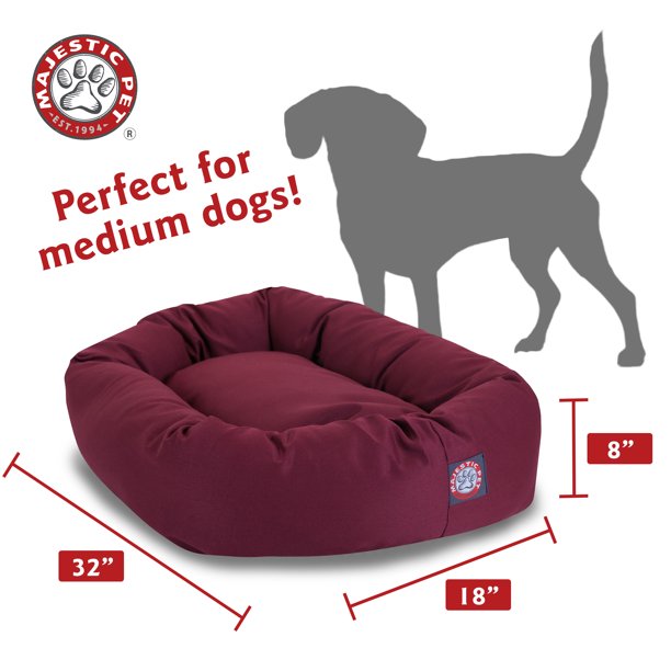 Bed for Dogs Burgundy Medium