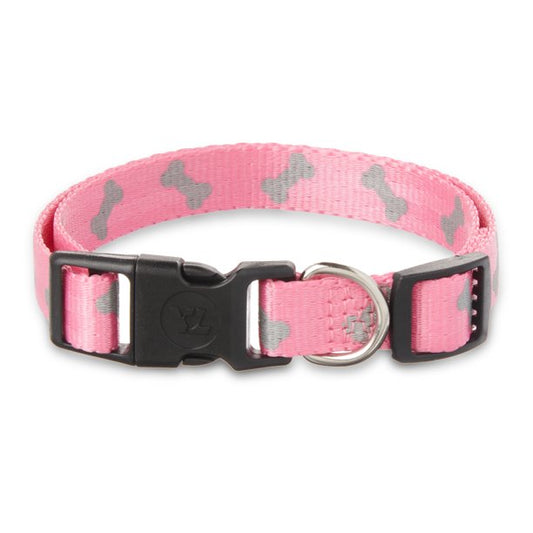 Pet Collar in Medium Pink