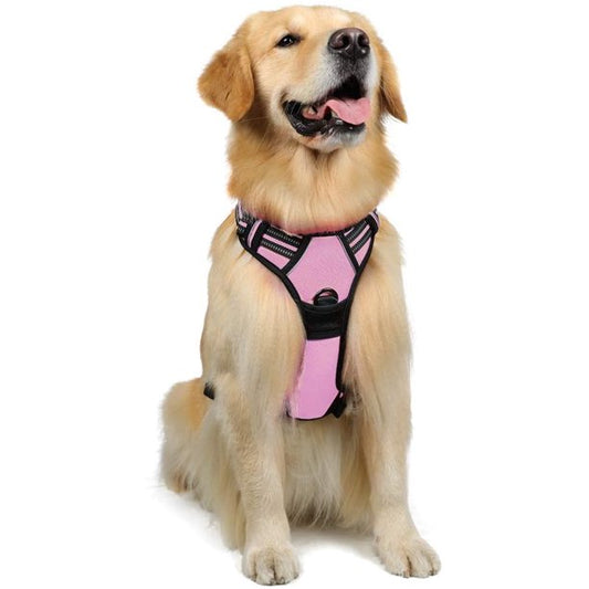 Dog Harness Large in Cherry Pink